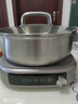 九阳（Joyoung）0涂层IH秒涮电火锅火锅专用锅电锅家用4-8人分体式可拆洗多功能电蒸锅不锈钢电煮锅6L火锅锅GN12 实拍图