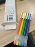 小米巨能写多彩中性笔 5支装 0.5mm 商务办公中性笔会议笔 橙黄绿蓝紫 实拍图