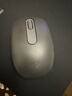 罗技（Logitech）M196 无线蓝牙鼠标 办公鼠标 笔记本商务办公家用 小巧便携 对称手型 石墨灰 实拍图