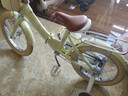 永久（FOREVER）永久儿童自行车永久自行车儿童 自行车3-6岁折叠自行车儿童单车 标配黄|辐条轮+折叠+辅助轮+礼包 16寸|身高105-130cm 实拍图