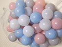 曼龙海洋球池彩色球可啃咬加厚弹力波波球生日礼物 100个装糖果色 实拍图