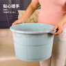 本迪家用加深洗脚桶17L洗脚足浴盆塑料泡脚桶水桶单个装颜色随机 实拍图