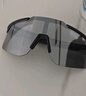 璞韵（PUYUN）骑行防护墨镜男款登山户外运动防风沙自行车山地车护目太阳眼镜女 黑框水银片 实拍图