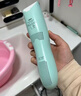 易简（yijan）婴儿理发器自动吸发儿童理发器宝宝剃头器新生儿剪发电推子X18白 实拍图