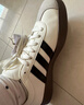 adidas「T头鞋」VL COURT复古休闲板鞋德训鞋男女阿迪达斯轻运动 汉玉白/黑色/树脂黄   44 实拍图