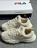 FILA斐乐女鞋跑步鞋情侣同款老爹鞋MARS火星鞋男鞋休闲运动鞋 【女款】奶白/木薯粉-GT 36 实拍图