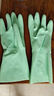 妙洁灵巧型绒里手套 天然乳胶 1双 中号  清洁手套 新老包装随机发货 实拍图