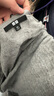 优衣库女装纽花圆领针织开衫/毛衣外套空调衫通勤秋冬新款481477 03 灰色 3XL 实拍图