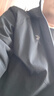 特步防泼水外套秋冬新款男夹克上衣跑步服户外骑行服双层风衣运动服 0165加绒-正黑色-肩上字母 3XL 实拍图
