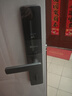 萤石DL20FVS人脸大屏视频锁 标准锁 极致灰 3D人脸识别指纹掌静脉智能锁 家用半自动猫眼门铃电子门锁 实拍图