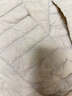 鸭鸭（YAYA）佟丽娅同款轻薄羽绒服女新款冬季短款圆领内胆修身时尚薄外套男 米白色【女款无领】 XL 【建议115-125斤】 实拍图
