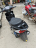 爱立新125cc摩托车踏板车燃油助力女式踏板代步车外卖车国四电喷可上牌 黑色电喷版(USB/尾箱/合格证/发票)可上牌/包邮 实拍图