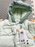 巴拉巴拉童装婴儿羽绒服连体衣宝宝2025新款冬装加厚保暖哈衣爬服萌趣造型 绿色恐龙-白鸭绒 90 cm-充绒量93g 实拍图