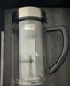 希诺（HEENOOR）双层玻璃杯带把手高档泡茶杯子男家用办公透明水杯XN-9321 435mL 实拍图