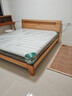 源氏木语全实木床北欧风小户型卧室家具橡木床现代简约主卧1.5m1.8m双人床 原木色低铺夜光床斜靠版【橡木】 1800mm*2000mm  框架结构 实拍图