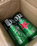 喜力啤酒500ml*21听大罐听装 Heineken（经典18听+星银3听）京东自营 实拍图