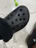 卡骆驰（CROCS）贝雅暖绒克骆格洞洞鞋|206633 黑/黑-060   36 /37(220mm)   实拍图