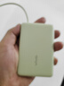 vivo 22.5W自带线充电宝 薄荷绿 10000mAh 3C认证可上飞机 跨品牌快充兼容 适配iqoo华为小米oppo苹果 实拍图