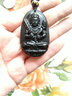 石传百世天然黑曜石马年本命佛吊坠男女士金曜石生肖守护神项链生日礼物 C款金曜千手观音菩萨-属鼠守护神 实拍图