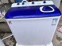 小鸭牌洗衣机半自动双桶双缸家用大容量小型租房宿舍波轮脱水甩干两用双杠省电老式强动力易操作以旧换新 19.5公斤【洗13+脱6.5｜瀑布喷淋全国联保】 实拍图