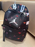 Jordan男女乔丹 聚酯纤维 书包背包 满印Logo双肩包DV5304-011黑 均码 实拍图