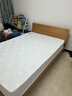 小半实木床双人床北欧日式小户型卧室简约樱桃木床家具稳稳床1.35米 实拍图