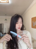 艾杰普卷发梳子女士烫发专用大齿宽齿梳家用蓬松高颅顶打理头发生日礼物 实拍图
