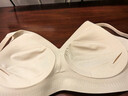 ubras[虞书欣同款]夹心软支撑光面小胸聚拢女无痕内衣隐形无钢圈文胸罩 【背勾款】燕麦奶色 M 75A/75B 实拍图