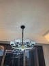 顾家轻奢吊灯新款客厅餐厅大气仿水晶吊灯三色变光8头【包安装】 实拍图