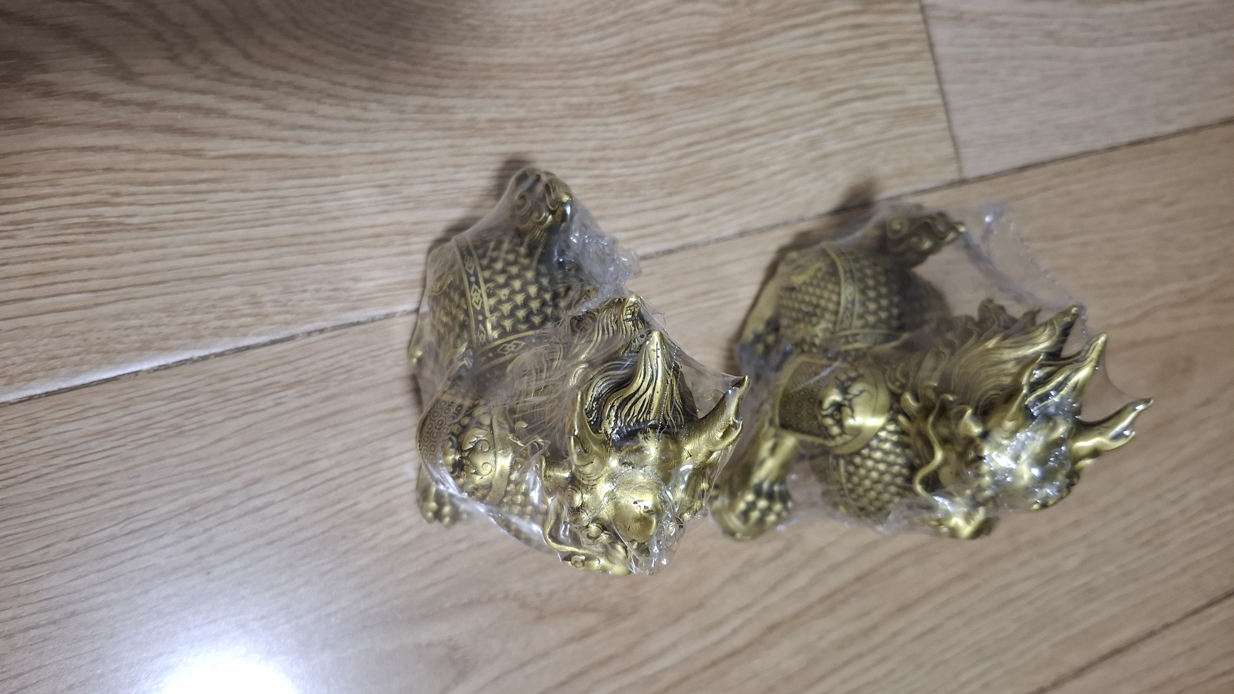 吉善缘 全铜貔貅摆件 黄铜皮丘一对客厅办公室装饰店铺乔迁开业工艺礼品 中号黄铜一对 实拍图
