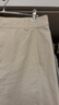优衣库女装针织廓形长裤/弯刀镰刀裤子25秋冬新款483722 483722/01乳白色 M 实拍图
