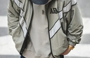 马登工装 ARMY飞行员夹克训练服男秋季vibe反光连帽速干休闲外套潮流 灰绿色（无帽） L 实拍图