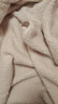优衣库童装女童仿羊羔绒开衫长袖抓绒保暖外套25秋冬新款483244 01 乳白色 160 实拍图