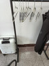 好铁匠 挂衣架落地卧室衣帽间包架简易立式阳台晾晒衣架子家用网红衣架 长80高130黑色 实拍图