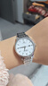 天王（TIAN WANG）手表女士 生日礼物昆仑系列钢带机械女表白色LS5876S.D.S.W 实拍图