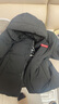 鸭鸭（YAYA）孙颖莎同款时空道宇系列三防羽绒服男女短款新款加厚面包服外套 星空黑色 M (建议110-130斤) 实拍图