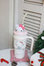 YANIS 3hello kitty保温杯大容量水杯女礼物高颜值咖啡杯316不锈钢吸管杯 hellokitty700ml（316礼盒装） 实拍图