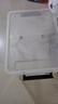 禧天龙塑料衣物收纳箱玩具整理箱车载储物箱55L 透明 3个装 带轮 实拍图