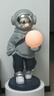 贝汉美（BHM）轻奢宇航员太空人落地摆件大件客厅电视柜装饰品乔迁之喜搬家礼物 灰蓝色（蓝牙音响款）+底座 实拍图