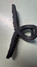 美肤语黑色简约超大号抓夹（2个）发夹后脑勺盘发夹鲨鱼夹发卡MF8234 实拍图