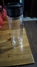 【京东物流配送】高硼硅双层玻璃杯大容量泡茶杯水杯子茶水分离杯 【双层加厚】茶杯350ml1只 实拍图