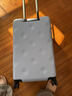 不莱玫行李箱女拉杆箱男旅行箱大容量学生托运密码箱22英寸plus 浅蓝色 实拍图