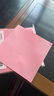 得力（deli）80g浅红色V型桌牌 座位名卡 非硬卡纸 美术纸 198*198mm 100张/包 ZC004【活动热卖】 实拍图