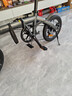 京东京造 F6折叠自行车禧玛诺7速铝合金16英寸成年人学生通勤单车太空灰 实拍图