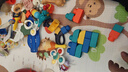 卡尔贝比积木0-3岁可啃咬儿童玩具大颗粒软胶53块叠叠乐男女孩生日礼物 实拍图