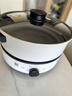 美的（Midea）电火锅 火锅专用锅3-4人 电锅一体家用多功能锅 一锅多用宿舍电煮锅 电热锅分体可拆 4L 【底座可当电磁盘】26easy501 实拍图