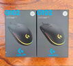 罗技（G）G102第二代游戏鼠标 RGB流光灯效鼠标 轻量化  游戏级8000DPI传感器 黑色 200-8000DPI 实拍图
