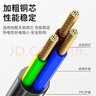广昌兴（G.C.X）3C认证 国标10a弯头三插-C13品字尾三孔电源线 3*1.5平方无氧铜芯 3米 适用大功率台式服务器主机PDU连接线 实拍图