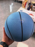 得力 静音篮球 5号儿童室内无声弹力玩具球儿童娱乐玩家篮球 蓝色 实拍图