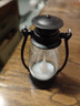 【露营灯】创意复古手提小夜灯网红迷你氛围小马灯桌面摆拍油灯 复古手提小夜灯【黑色1个】 实拍图